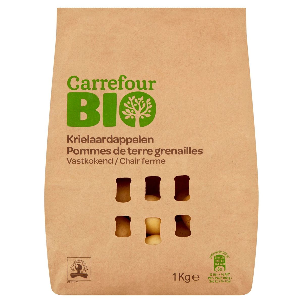 Carrefour Bio Pommes de Terre Grenailles Chair Ferme 1 kg