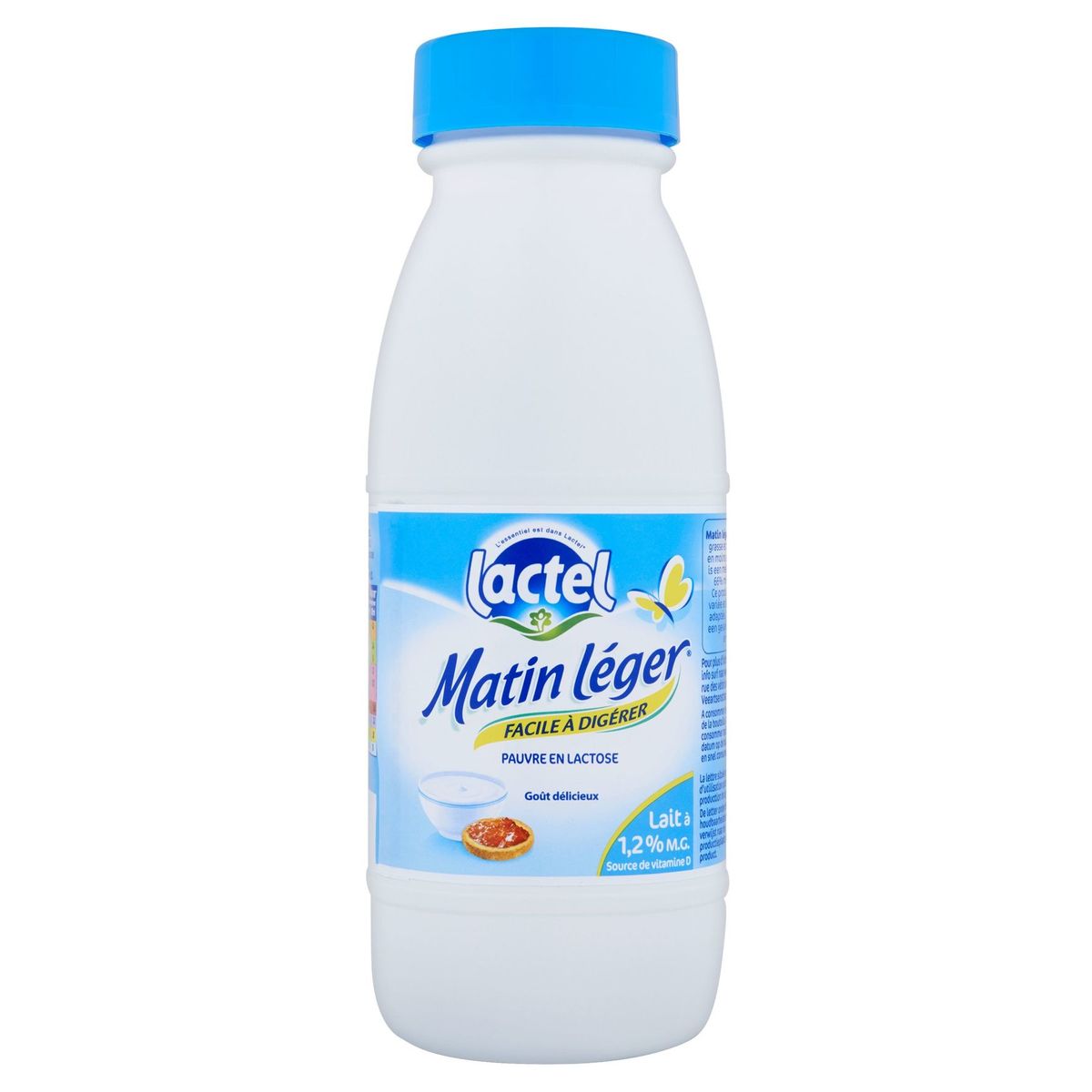 Lactel Matin Léger Lait à 1.2% M.G. 50 cl