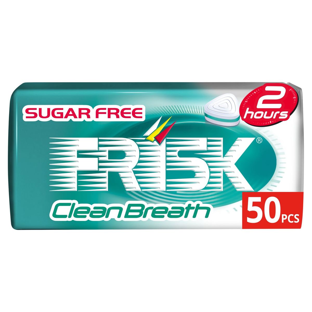 Frisk Clean Breath Intense Mint Sugarfree 50 Mints 35 g Carrefour Site