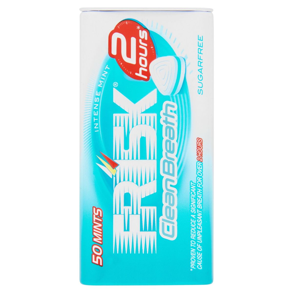 Frisk Clean Breath Intense Mint Sugarfree 50 Mints 35 g | Carrefour Site