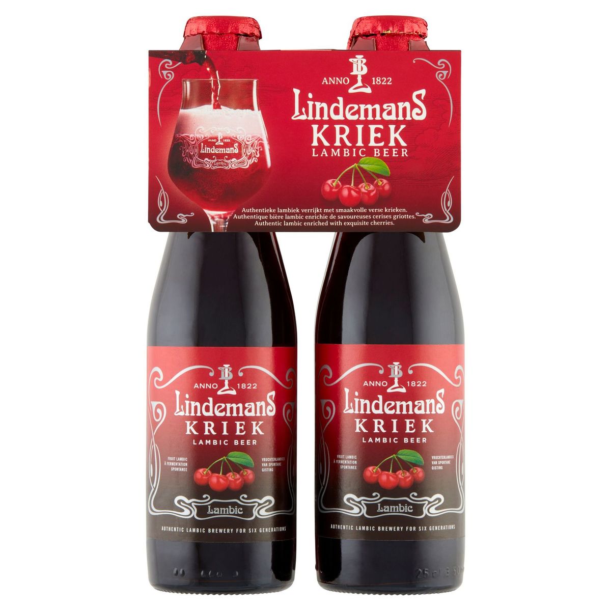 Lindemans Kriek Lambic Beer Pack 4 x 25 cl | Carrefour Site