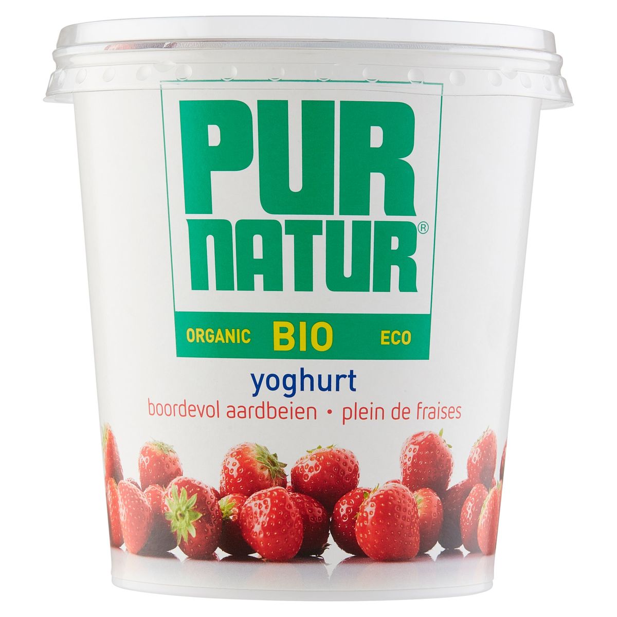 Pur Natur Bio Yoghurt Boordevol Aardbeien 700 g