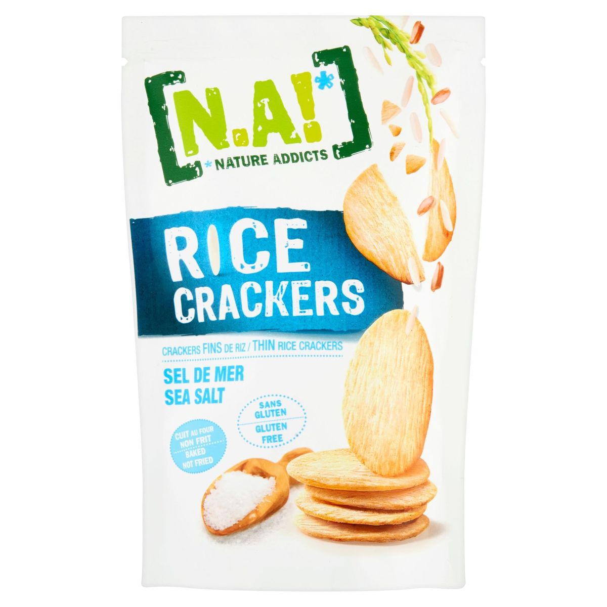 N.A! Rice Crackers Sea Salt 70 g