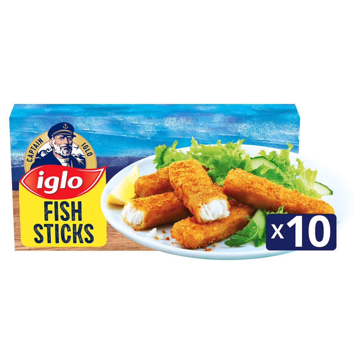Captain Iglo Fish Sticks Omega 3 10 Pièces 300g