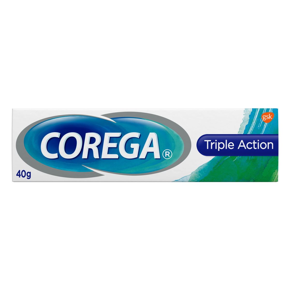 Corega Triple Action Kleefcrème voor de gebitsprothese 40 g