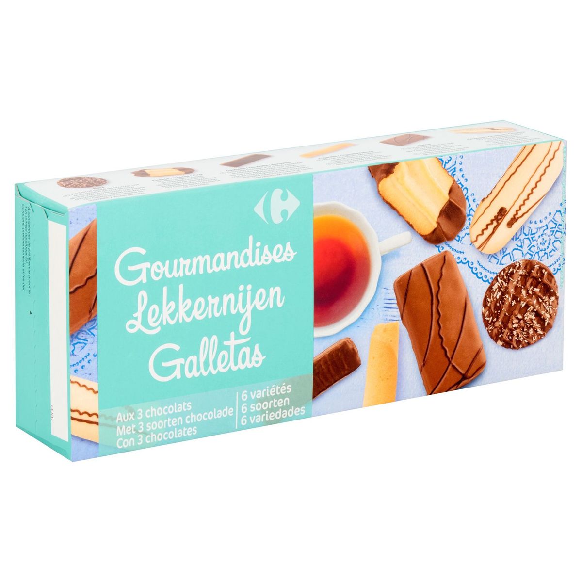 Carrefour Lekkernijen Met 3 Soorten Chocolade 200 g