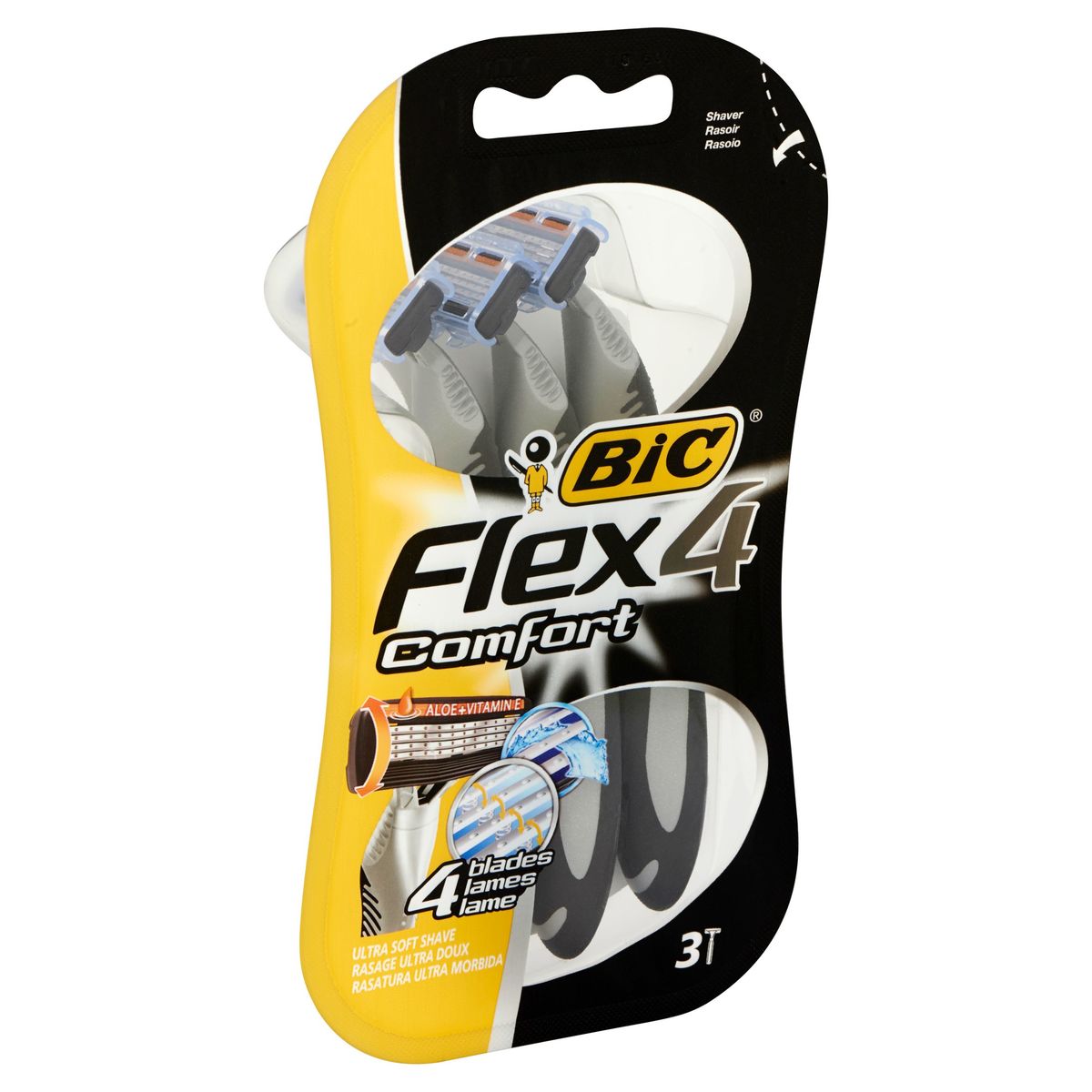 Bic Flex 4 Comfort Scheermes 3 Stuks