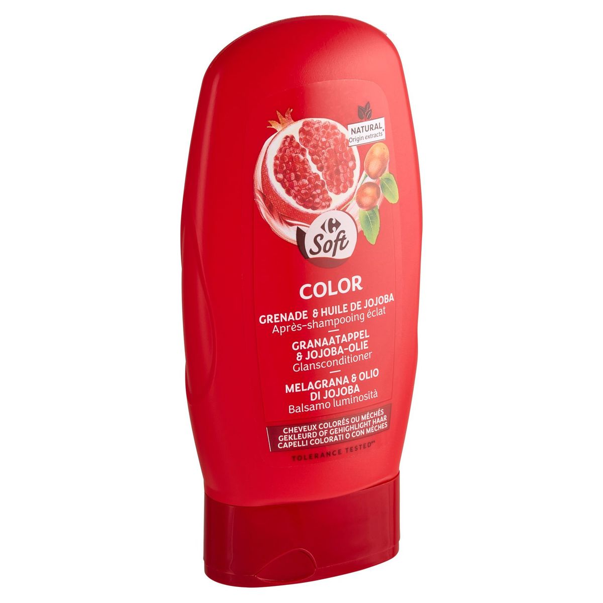 Carrefour Soft Color Grenade Huile Jojoba Après-Shampooing Éclat 200ml