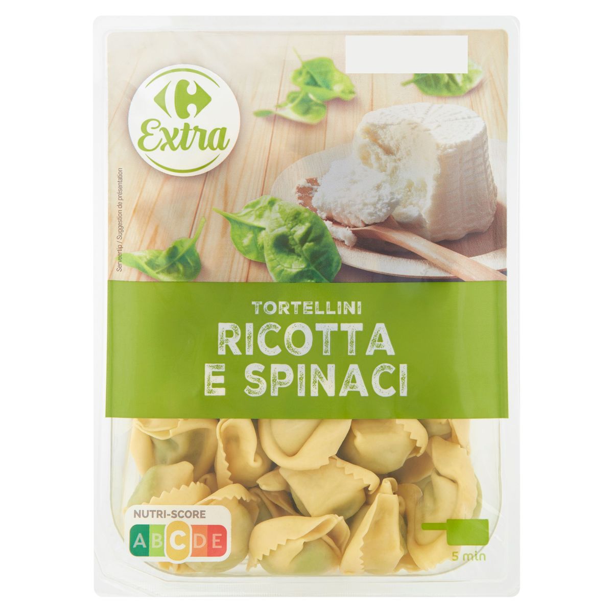 Carrefour Extra Tortellini Ricotta e Spinaci 500 g