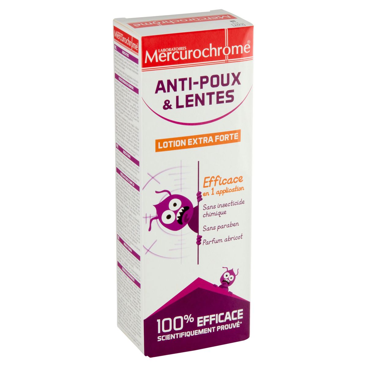 Laboratoires Mercurochrome Anti-Poux Lentes Lotion Extra Forte 100 ml