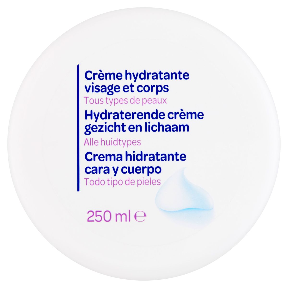 Carrefour Soft Hydraterende Crème Gezicht en Lichaam 250 ml