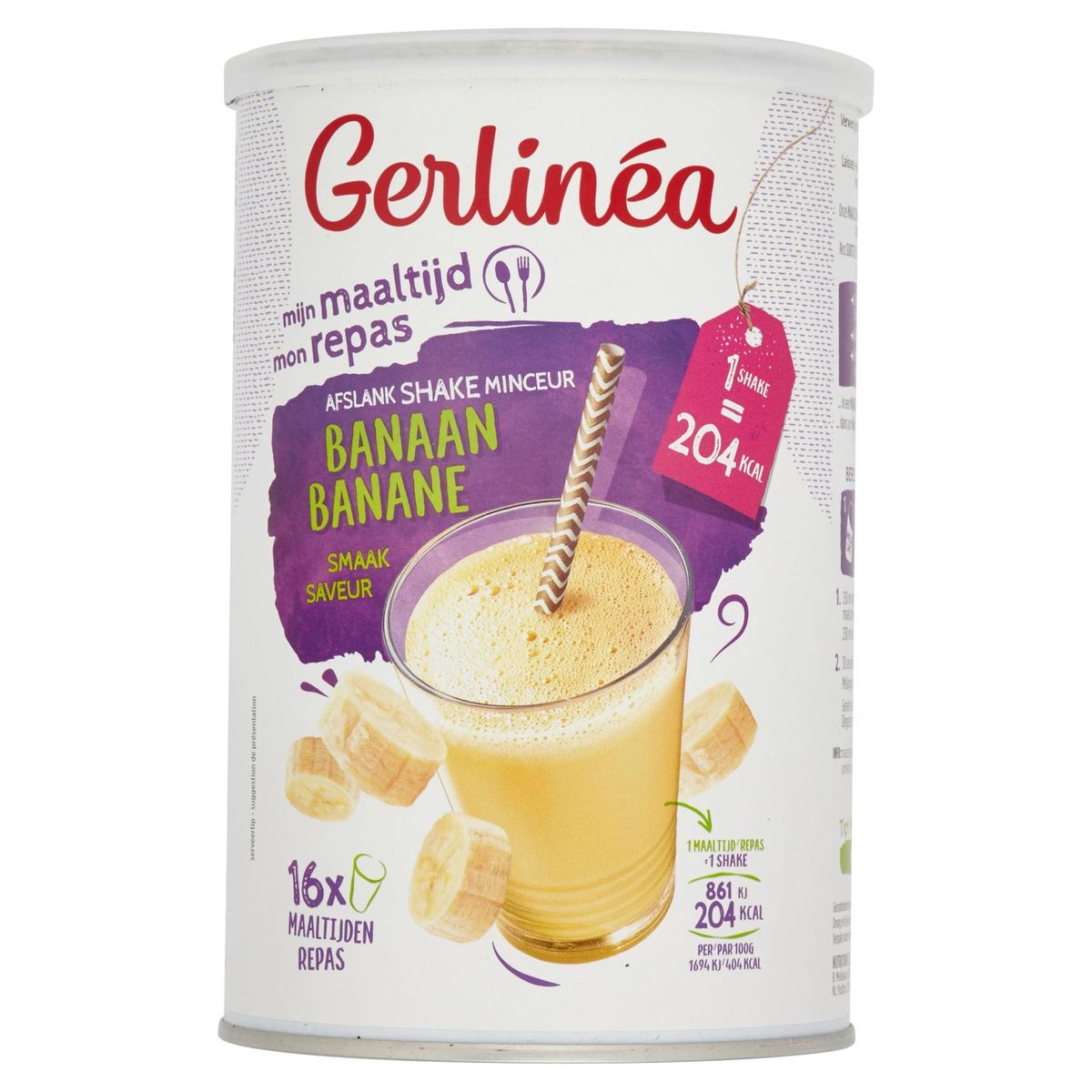 Gerlinéa Mon Repas Shake Minceur Saveur Banane 436 g ...
