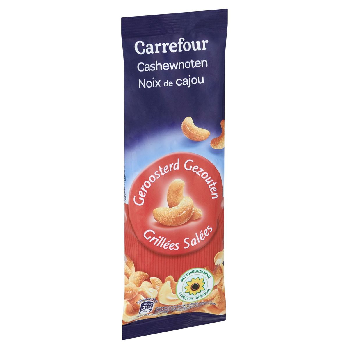 Carrefour Cashewnoten Geroosterd Gezouten 70 g