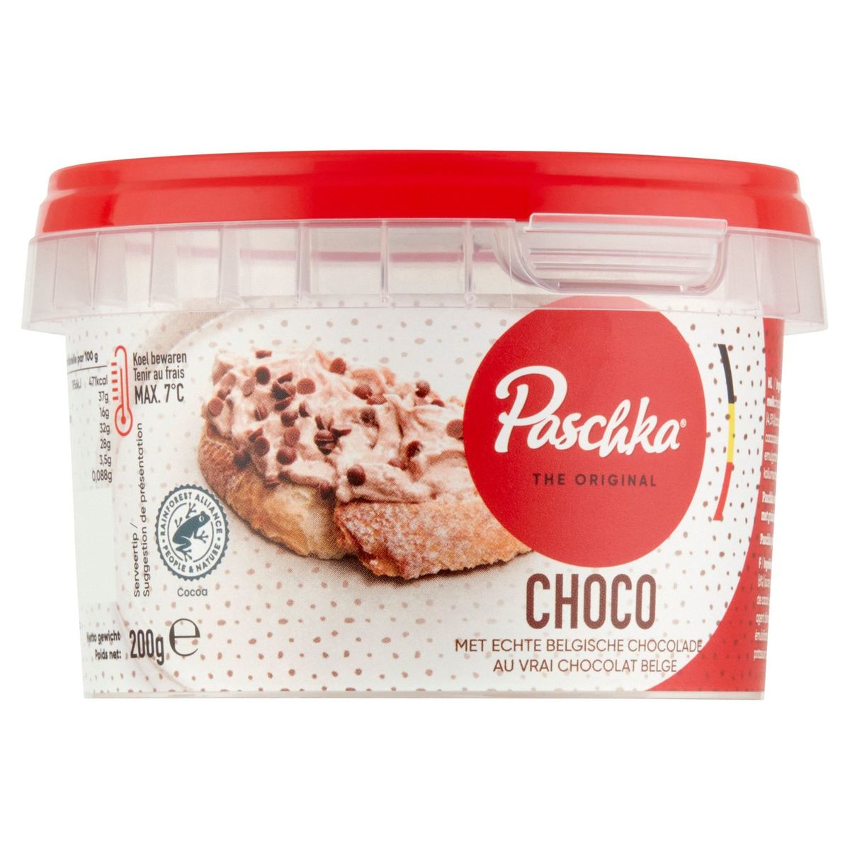 Paschka The Original Choco au Vrai Chocolat Belge 200 g