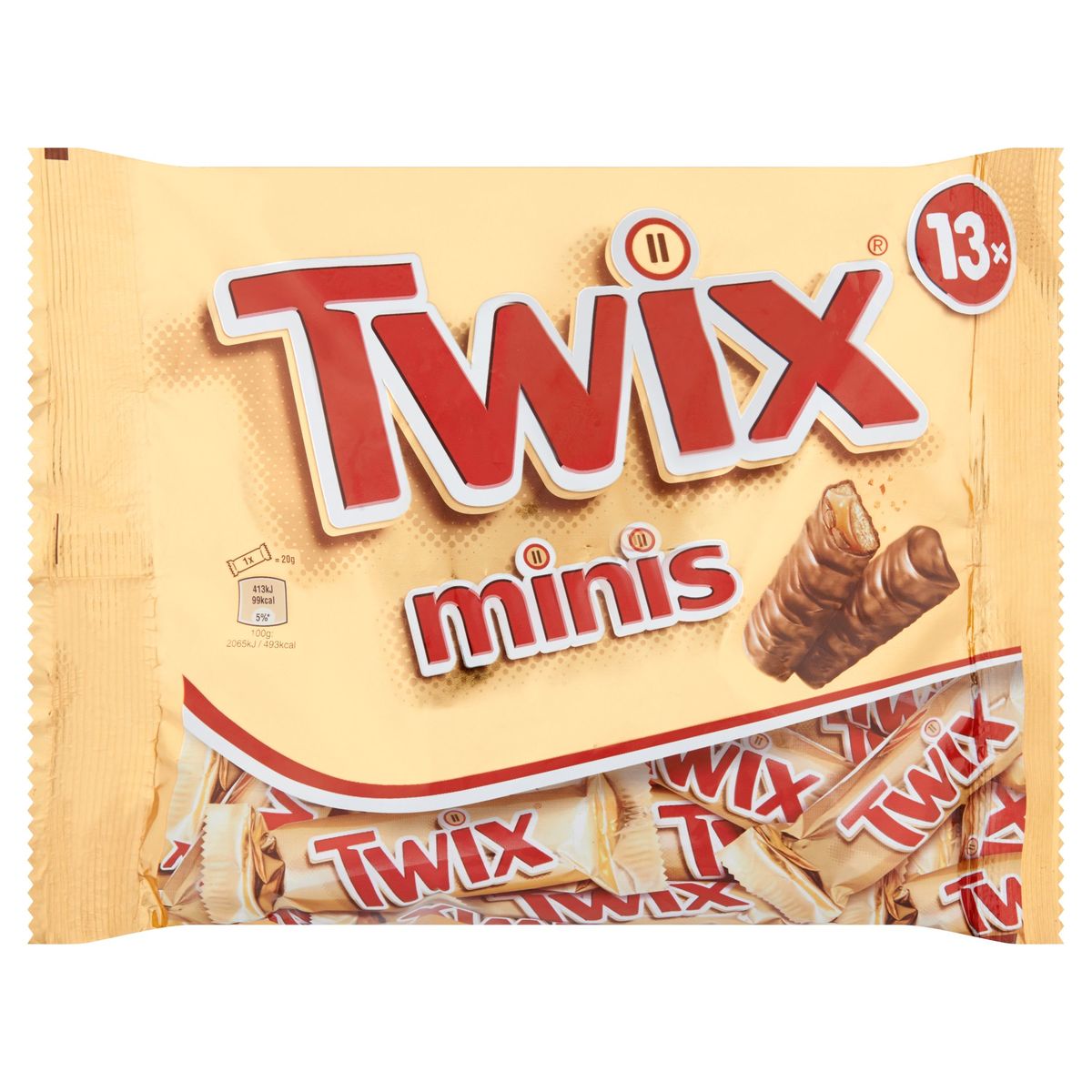 Twix Minis 13 Pièces 275 g