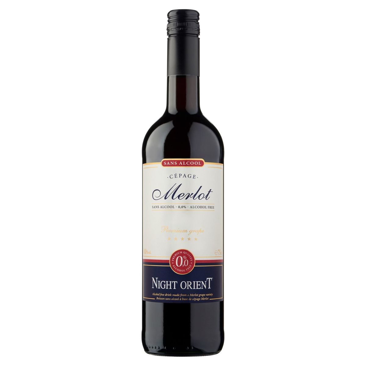 Night Orient Merlot Sans Alcool 0.0% 75 cl