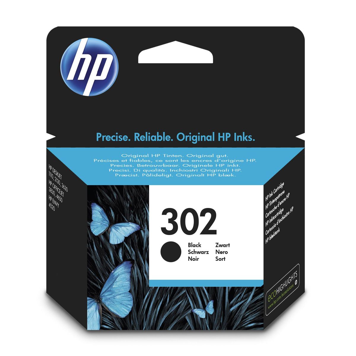 HP Cartouche d'encre 302 - Noir