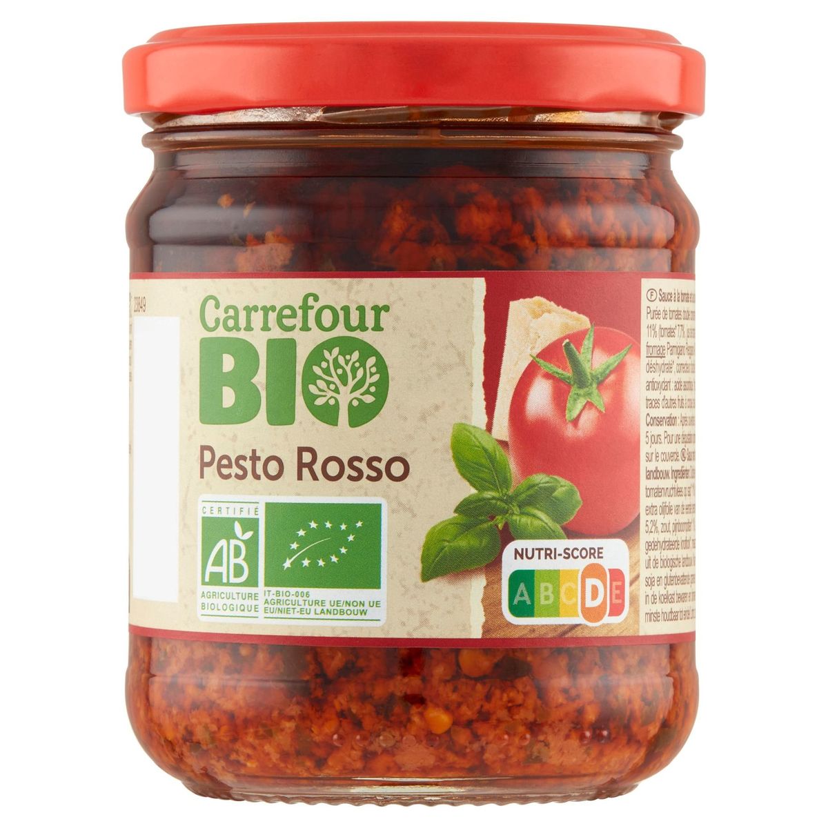 Carrefour Bio Pesto Rosso 180 g