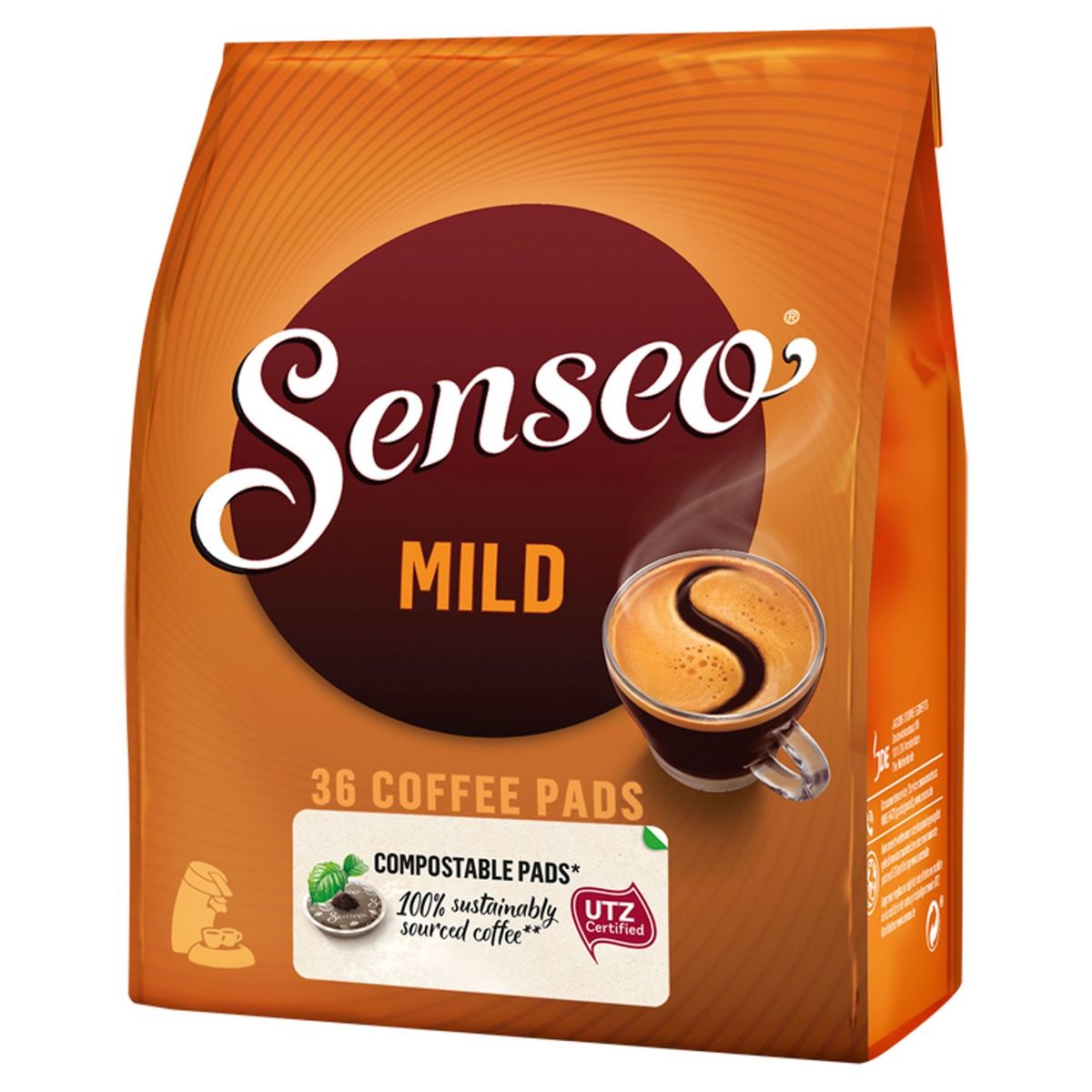 SENSEO® Koffie Pads Composteerbaar* Mild 36 Stuks