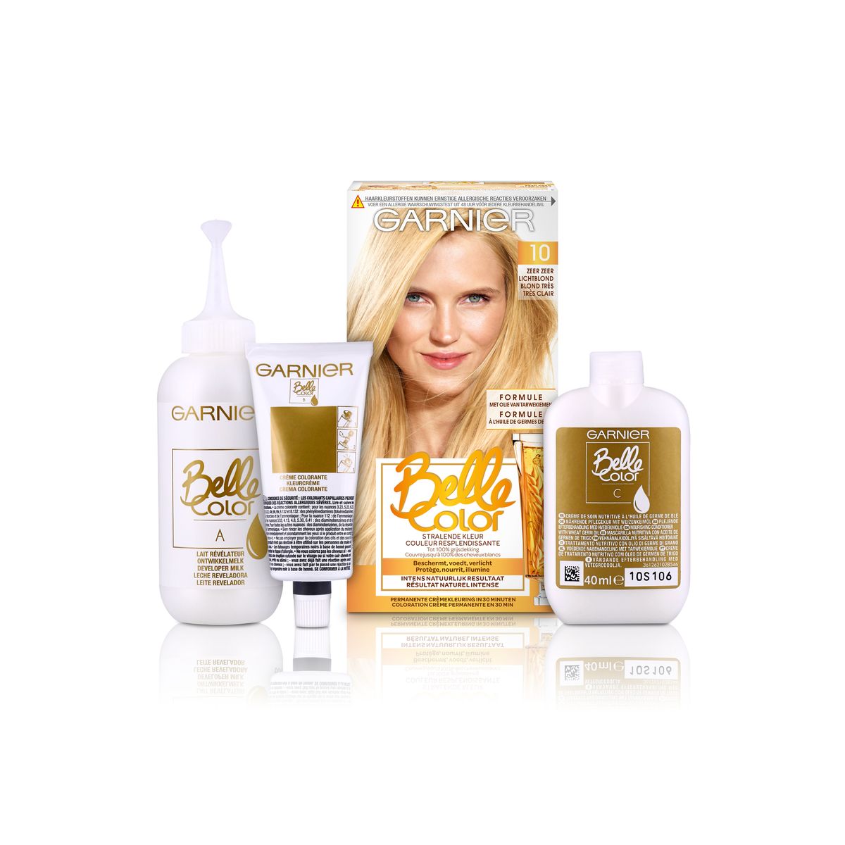 Garnier Belle Color 10 - Blond Très Très Clair - Coloration Permanente