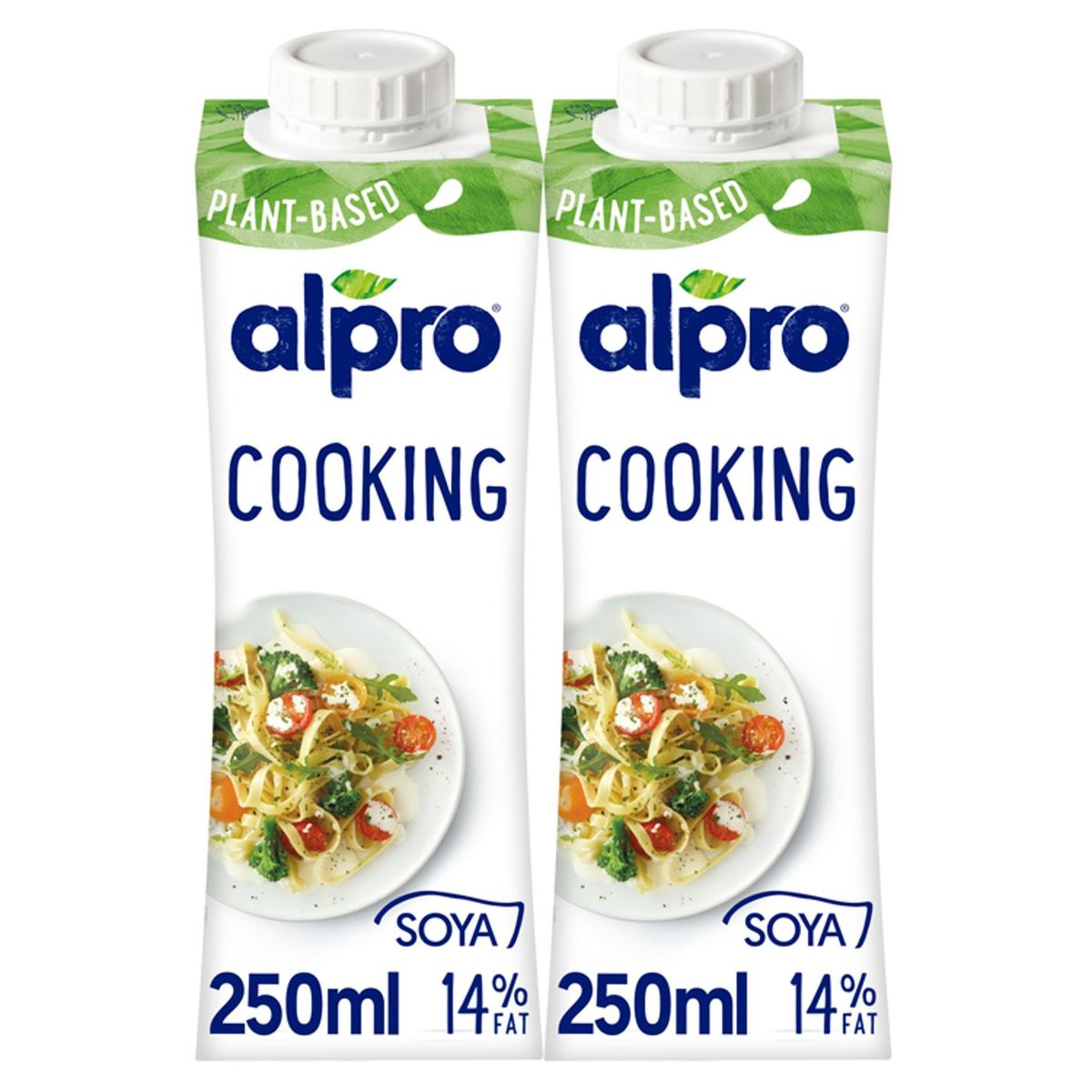 Alpro Cooking Plantaardig Alternatief Voor Room Soja 14% 2x250ml