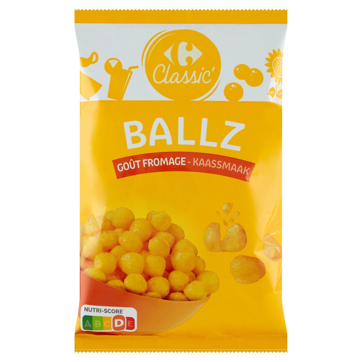 Carrefour Classic' Ballz Goût Fromage 75 g