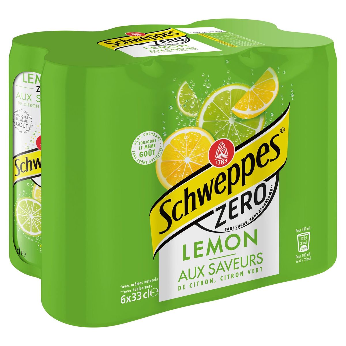 Schweppes ZERO LEMON SLIM CAN 6 x 33 cl