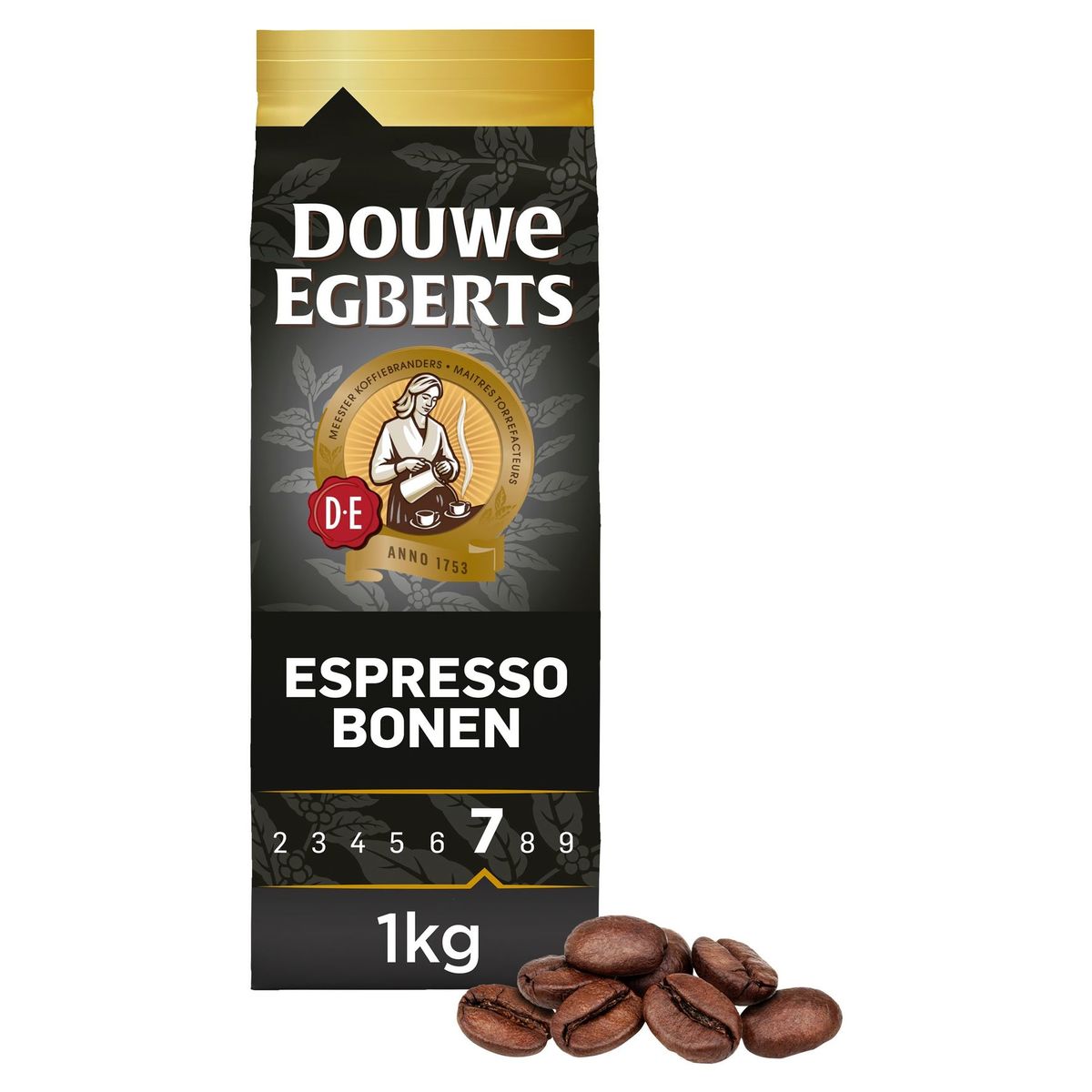 Douwe Egberts Espresso Koffiebonen 2kg - Donkere Roasting Intensiteit 9/9