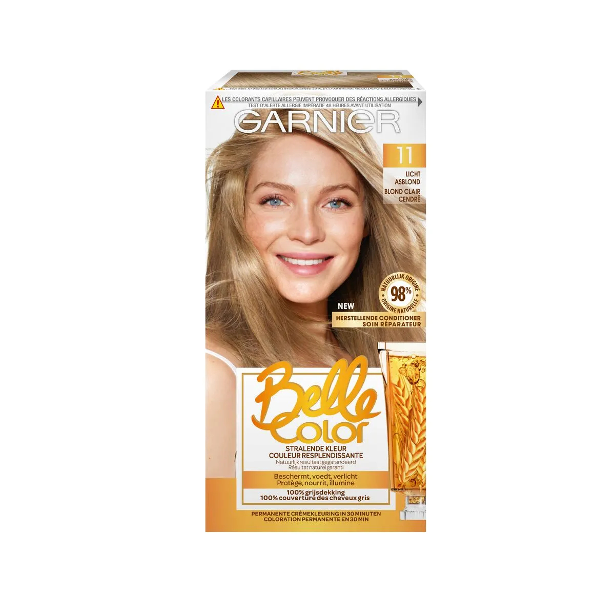 Belle Color 11 Licht Asblond Permanente Haarkleuring | Carrefour België