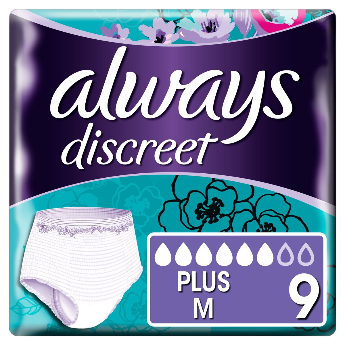 Always Discreet Culottes Pour Fuites Urinaires