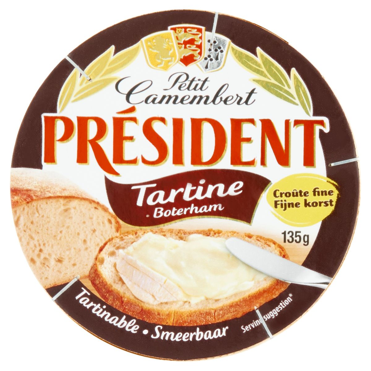 Président Petit Camembert Extra Smeuïg Mild 135 g
