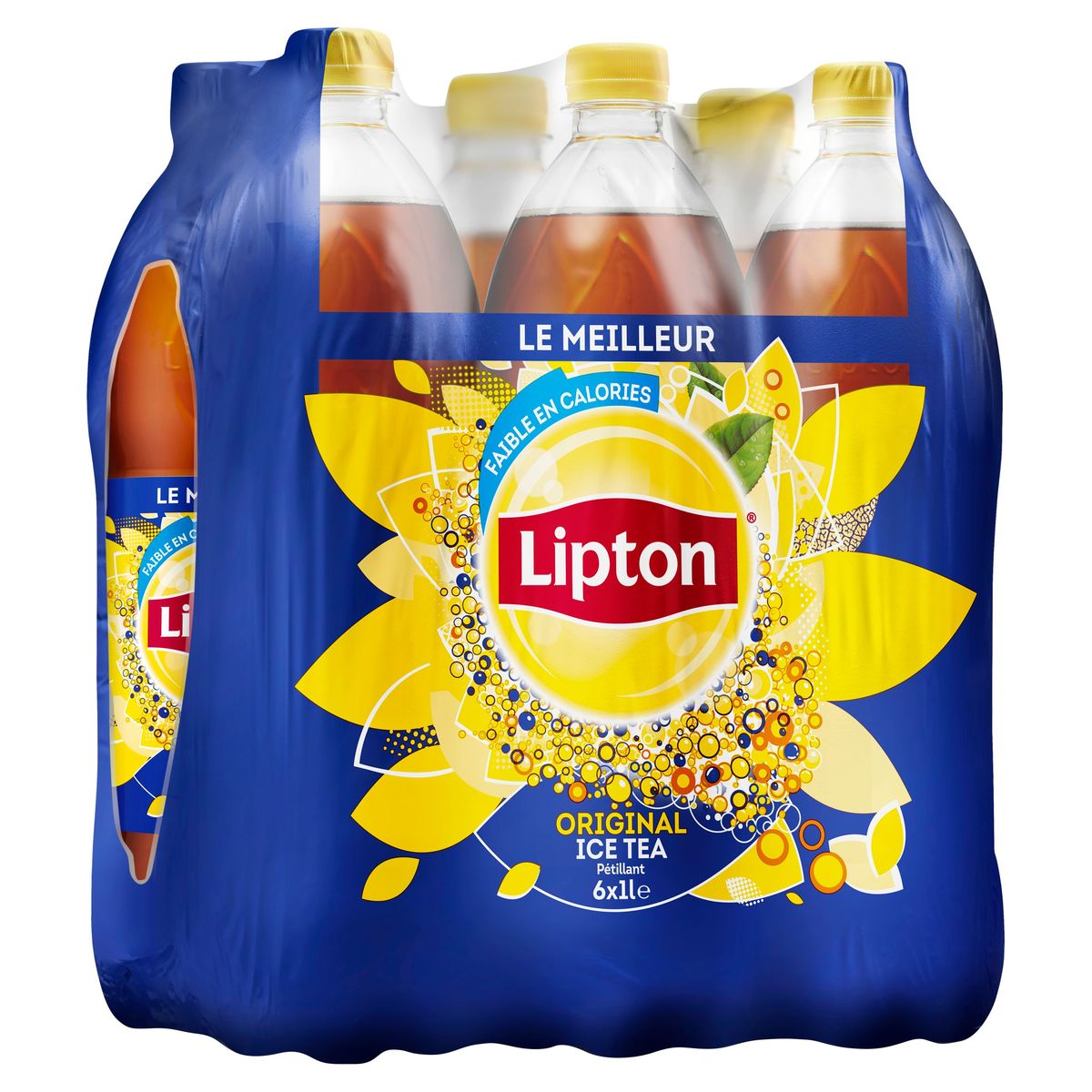 Lipton Ice Tea Thé Glacé Pétillant Original 6 x 1 L
