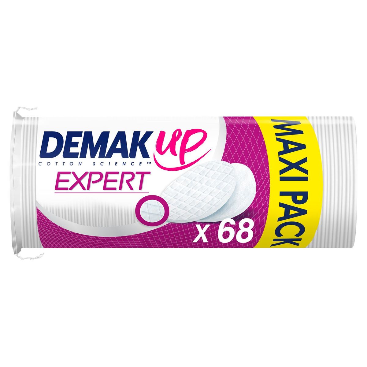 Demak'Up Expert Cotons Secs Ovales Ultra Efficaces Maxipack 68 Pièces