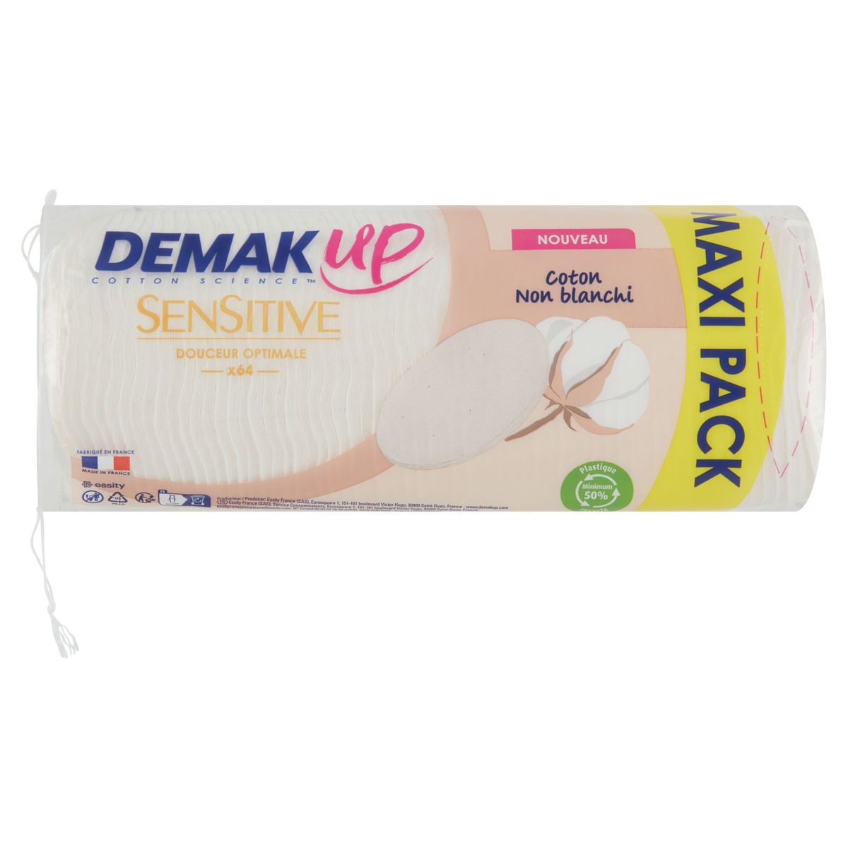 Demak'Up Sensitive Douceur Optimale Maxi Pack 64 Pièces