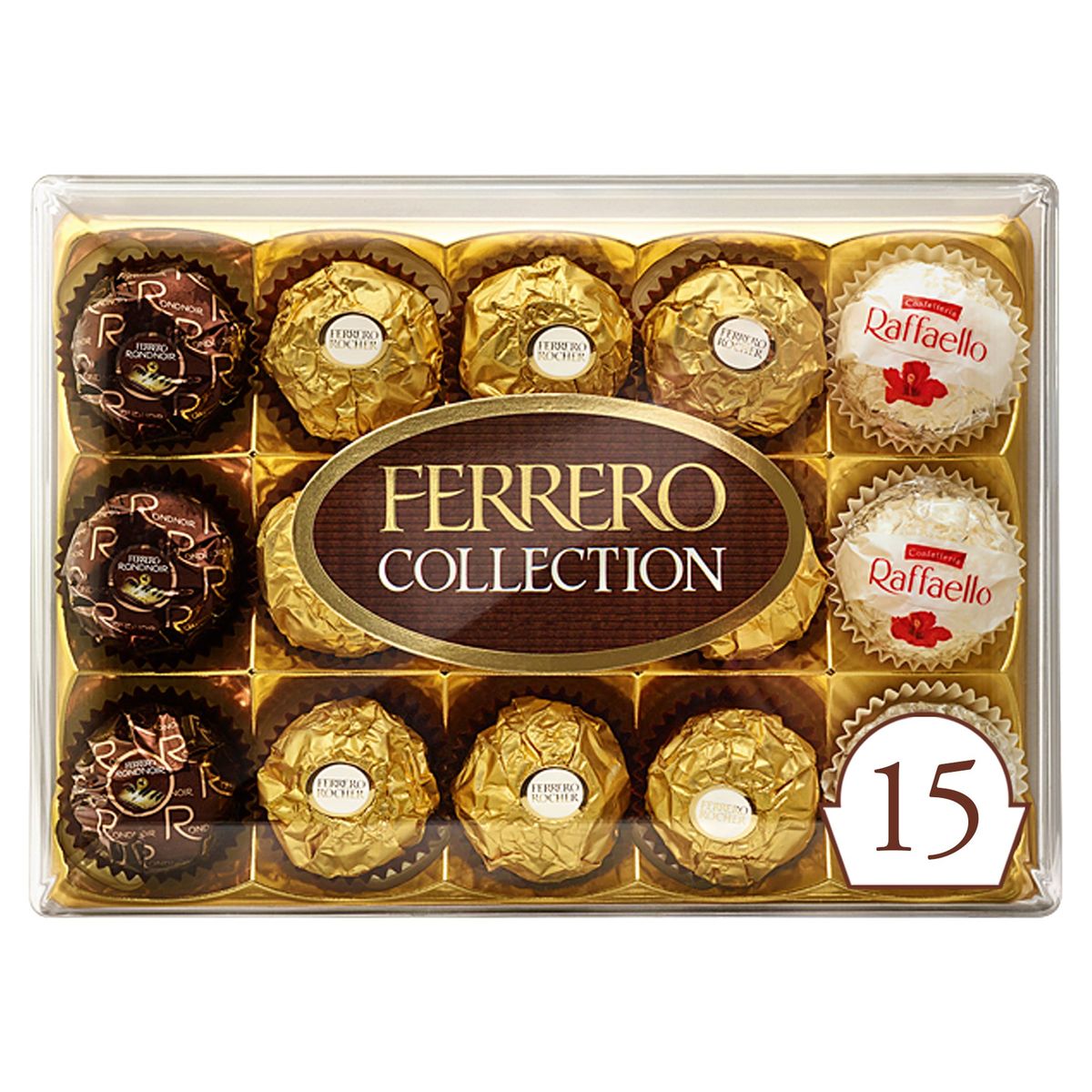 Assortiment de chocolats FERRERO COLLECTION : Boîte 32 pièces
