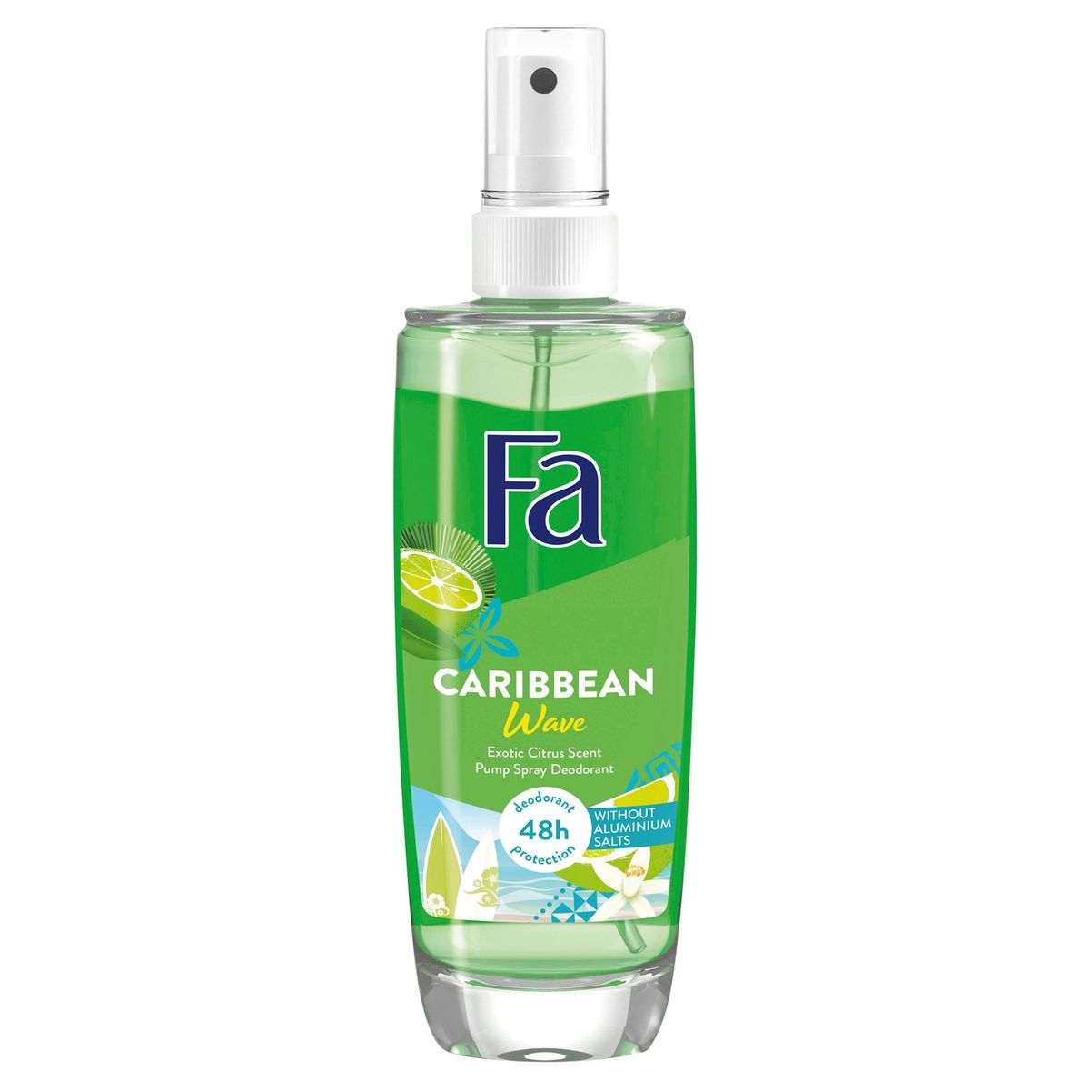Fa Caribbean Wave Exotic Citrus Scent Pump Spray Deodorant 75 ml