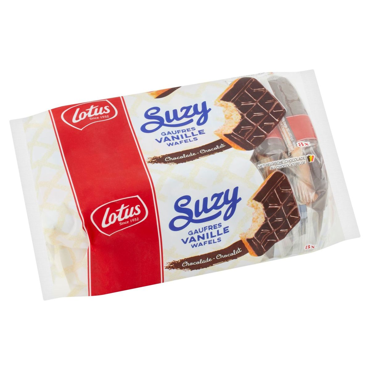 Lotus Suzy Vanille Wafels Chocolade 8 x 37 g