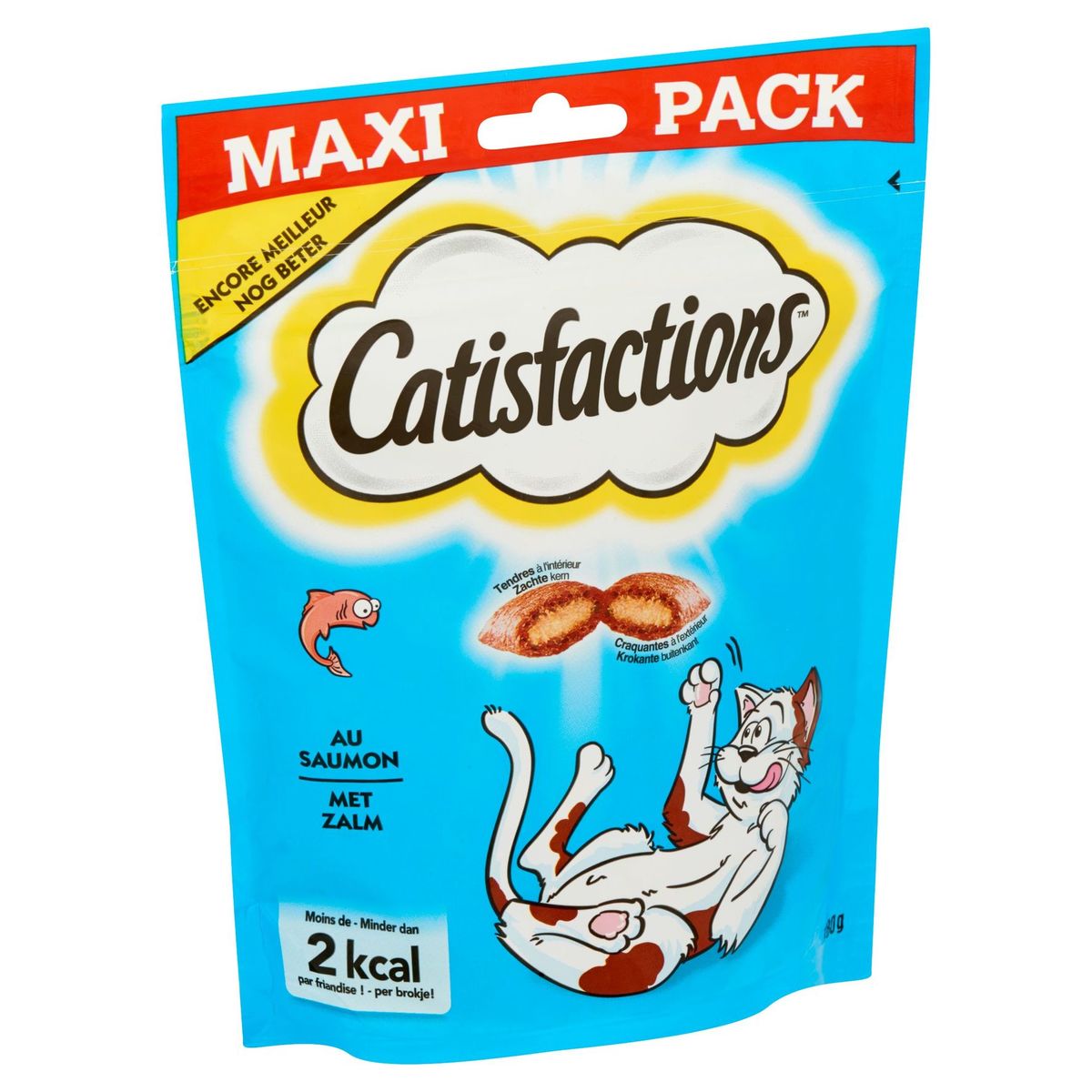 Catisfactions Friandises Chat au Saumon Maxi Pack 180 g