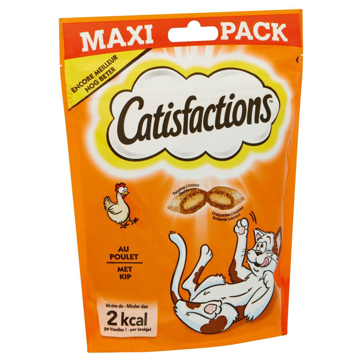 Catisfactions Friandises Chat au Poulet Maxi Pack 180 g