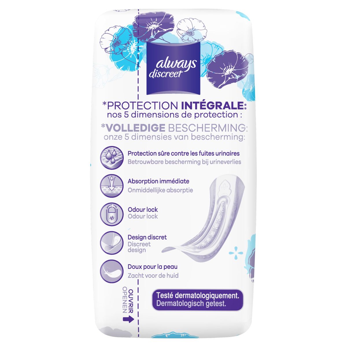 AlwaysDiscreet Serviettes Pour Fuites Urinaires