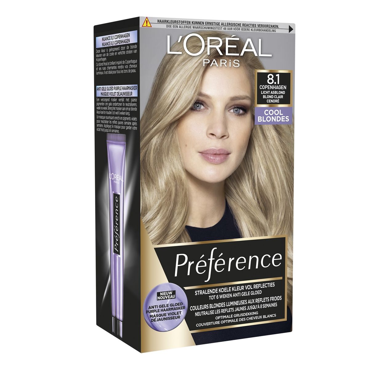 Overjas woestenij vaak L'Oréal Paris Preference Infinia 8.1 Licht Asblond | Carrefour Site