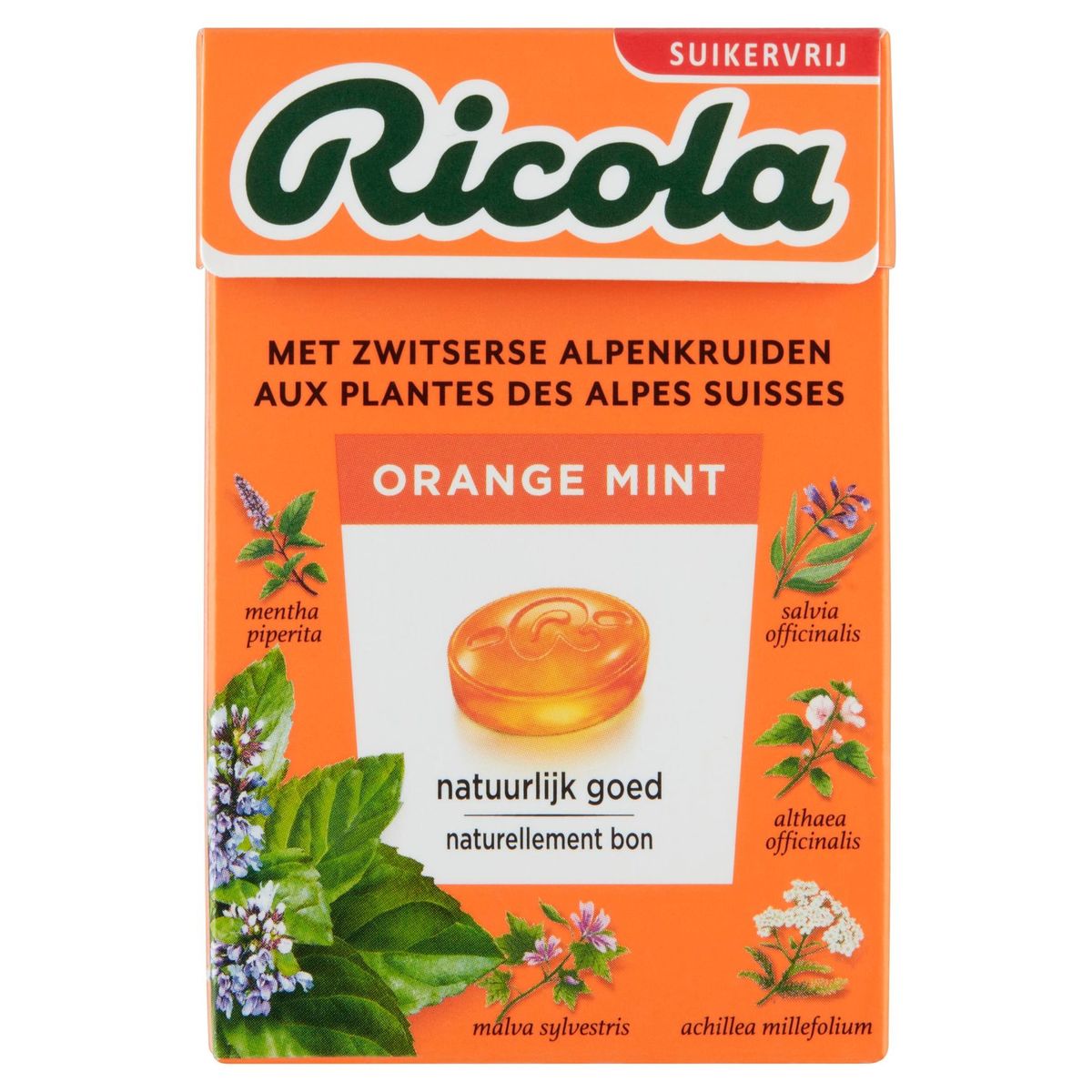 Ricola aux Plantes des Alpes Suisses Orange Mint 50 g