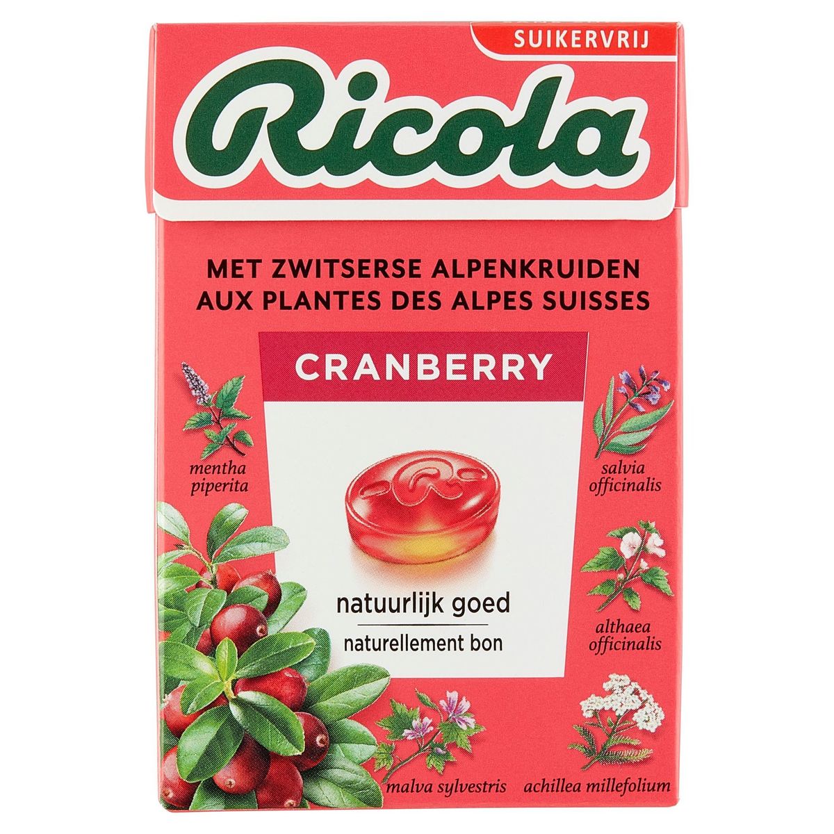 Ricola aux Plantes des Alpes Suisses Cranberry 50 g