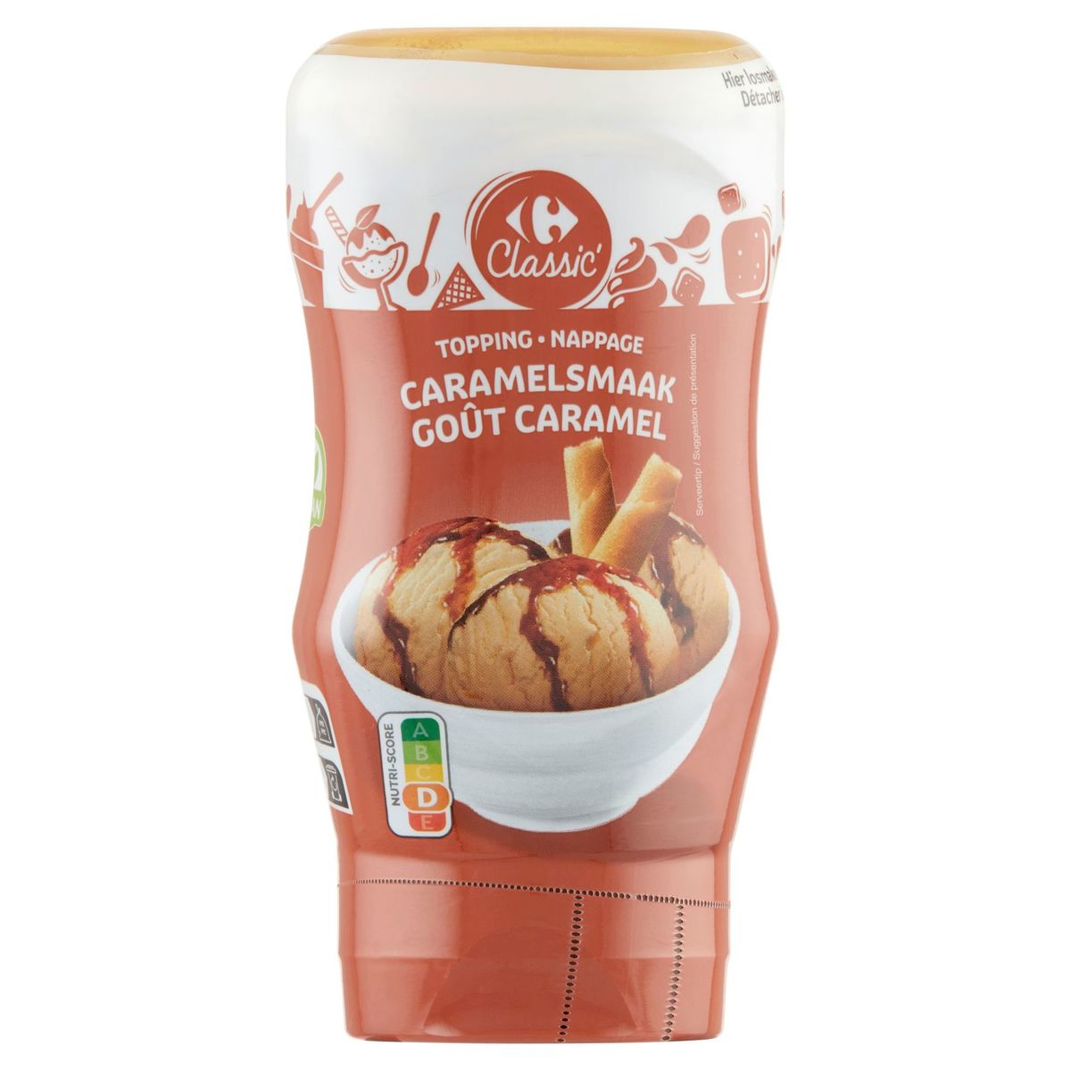 Carrefour Classic' Nappage Goût Caramel 375 g