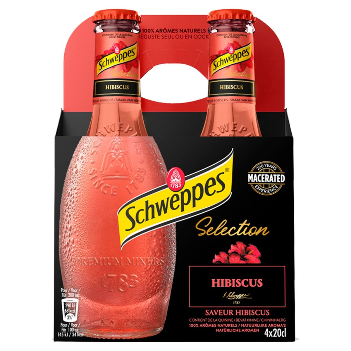 Schweppes Selection Hibiscus 4 x 20 cl
