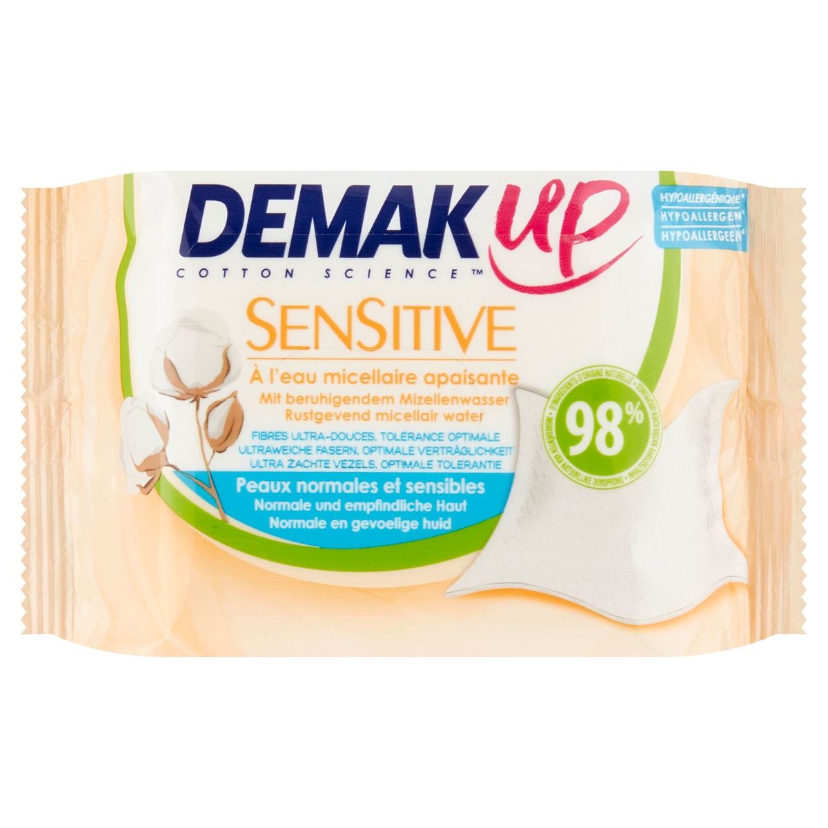 Demak'Up Sensitive Lingettes Démaquillantes 23 Pièces
