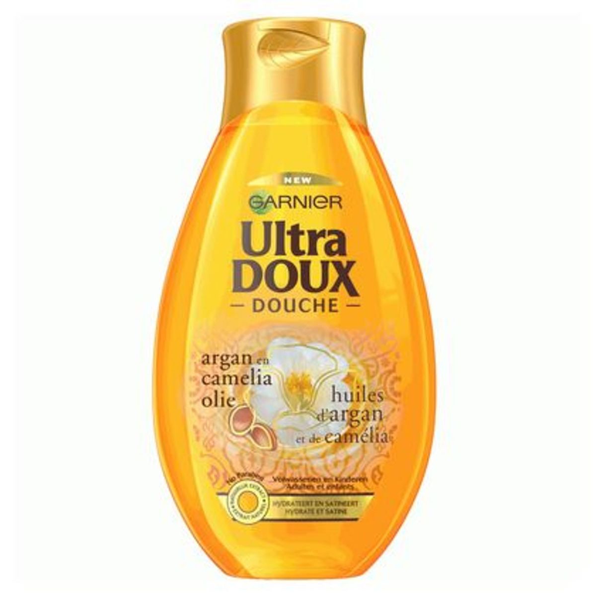 Ultra Doux - Gel Douche Huiles de Camelia & d'Argan - 250ml