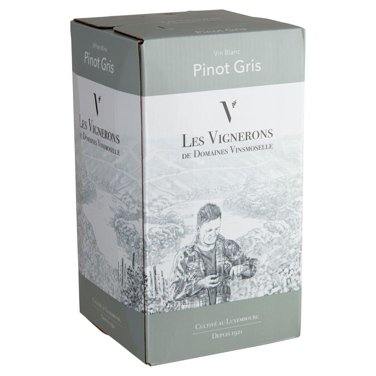 Les Vignerons des Domaines Vinsmoselle Witte wijn Pinot Gris 3L