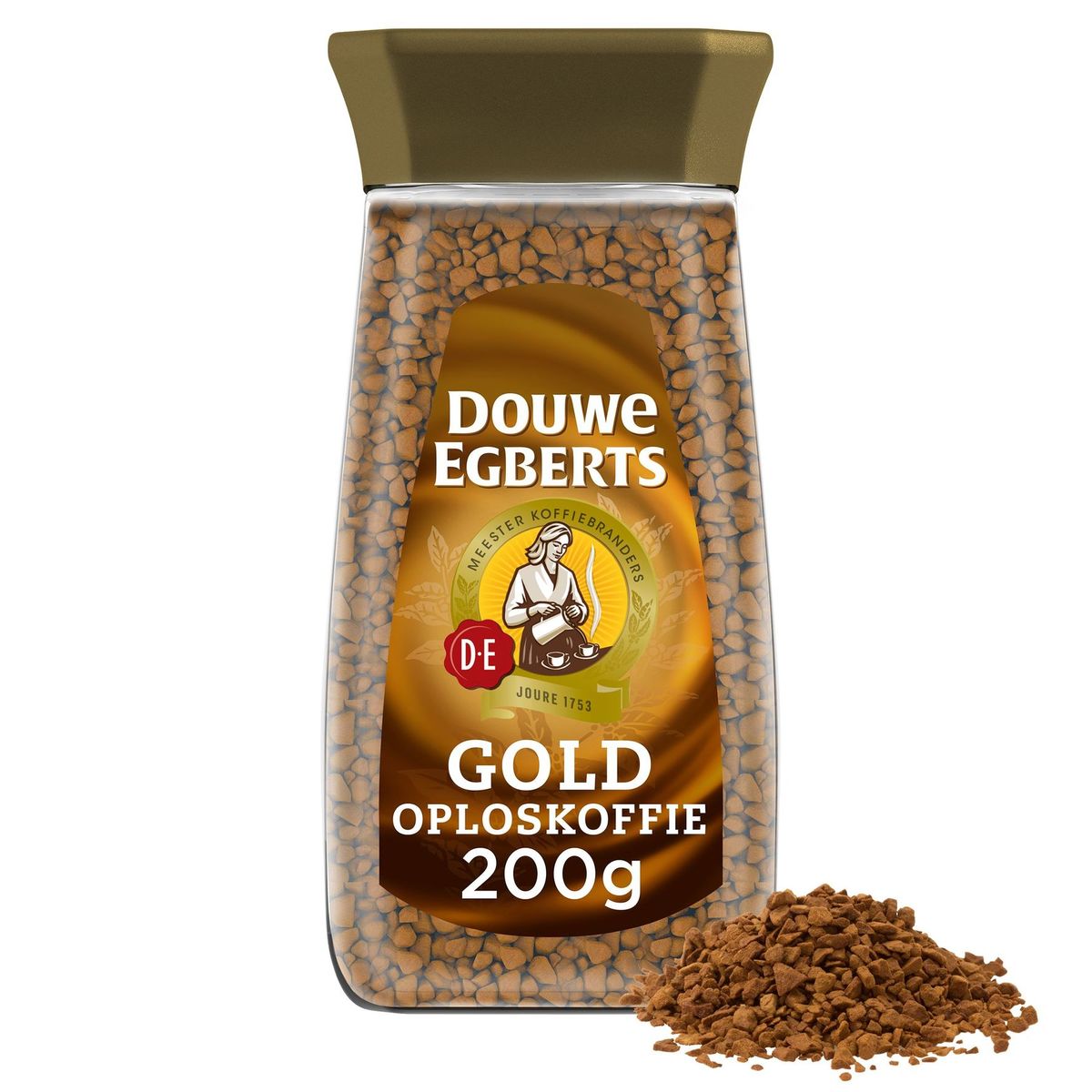 DOUWE EGBERTS Oploskoffie Gold 200g