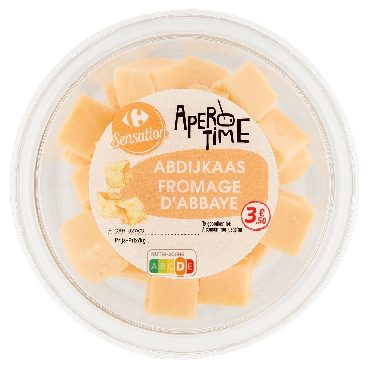 Carrefour Sensation Apero Time Fromage d'Abbaye 150 g